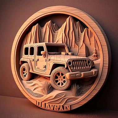 3D модель Jeep Wrangler (STL)
